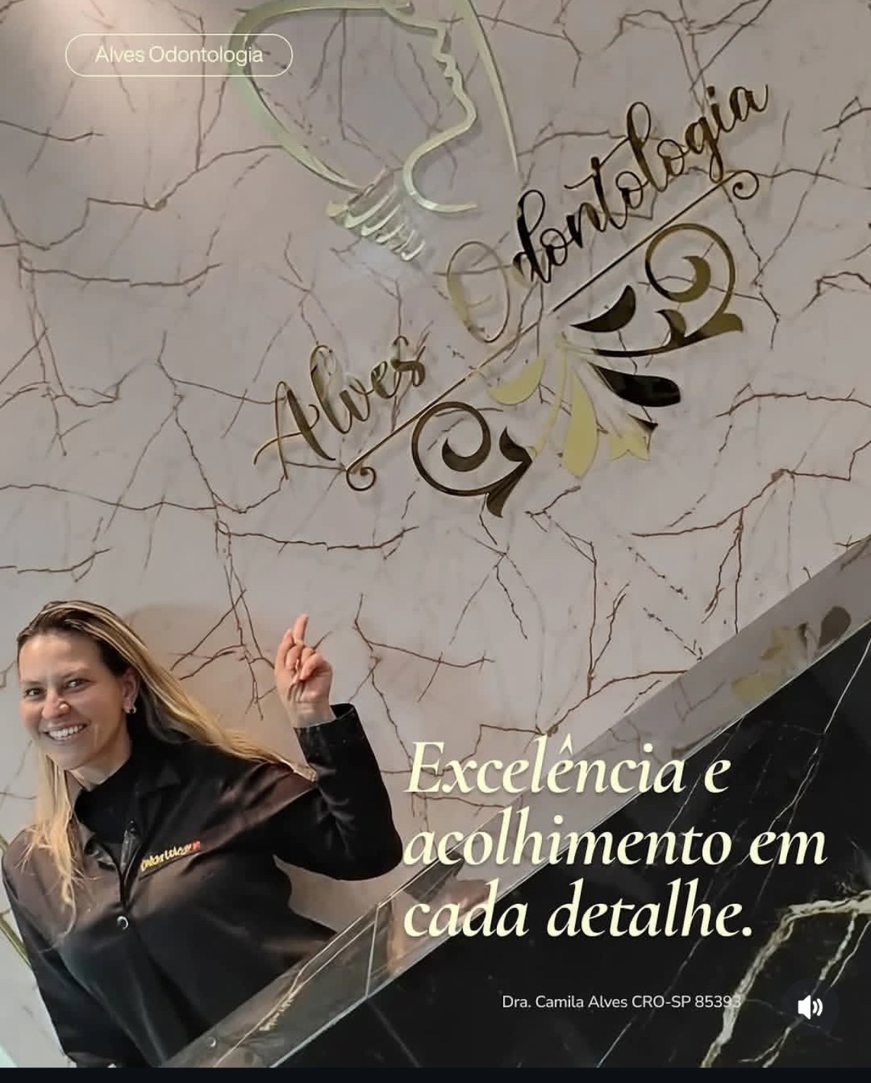 Dra. Camila Alves Guedes na Alves Odontologia